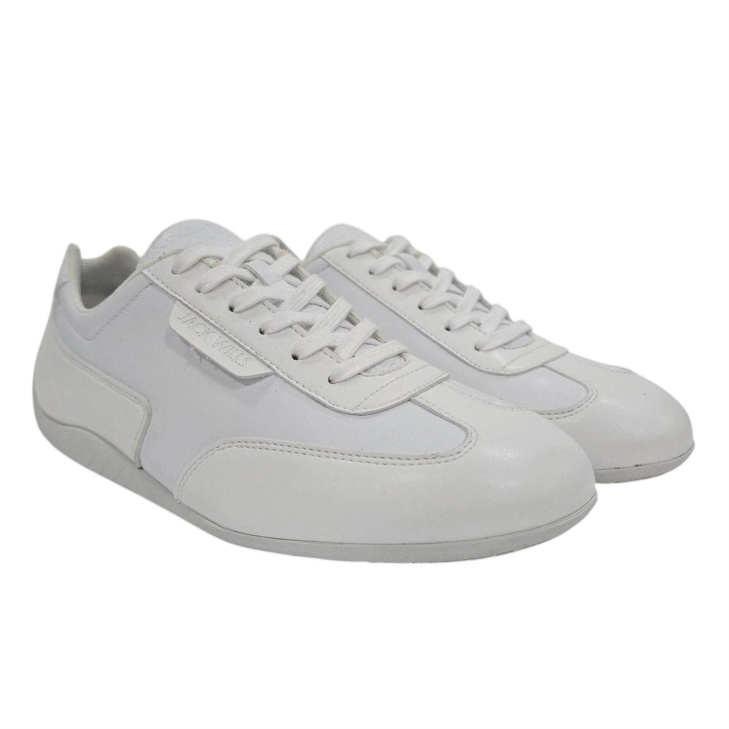 White - Lifestyle - Jack Wills Womens-Ladies Yosemite Suede Trainers