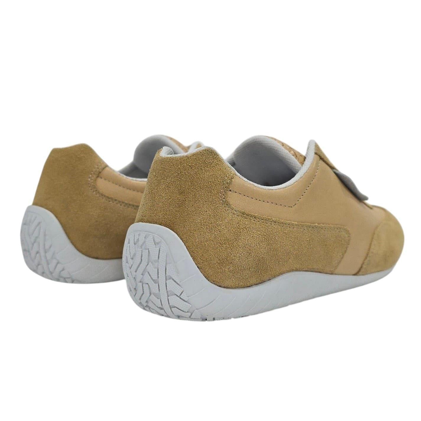 Sand-White - Back - Jack Wills Womens-Ladies Yosemite Suede Trainers