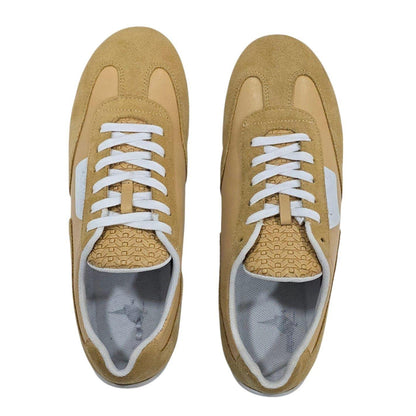 Sand-White - Pack Shot - Jack Wills Womens-Ladies Yosemite Suede Trainers