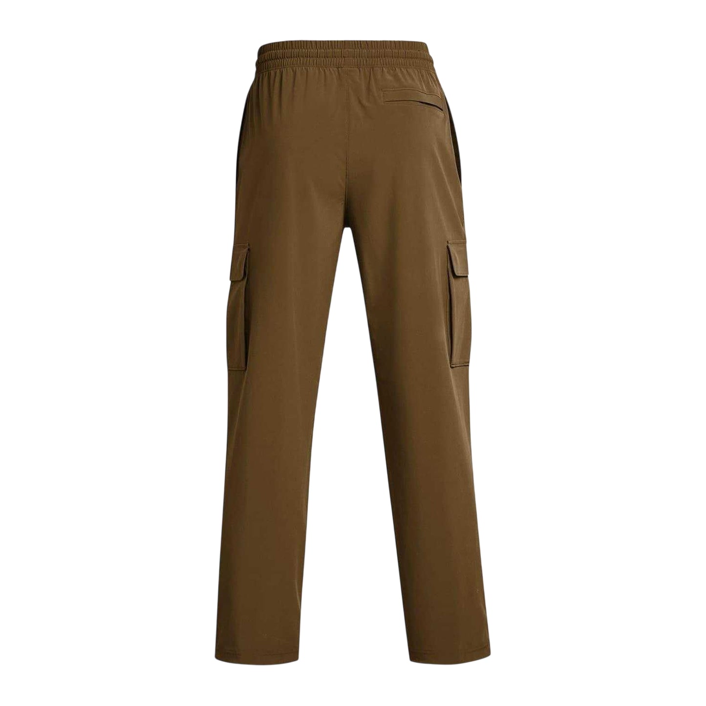 Brown - Back - Under Armour Mens Vibe Woven Regular Combat Trousers