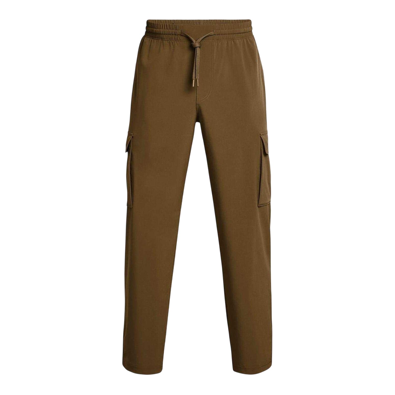 Brown - Front - Under Armour Mens Vibe Woven Regular Combat Trousers
