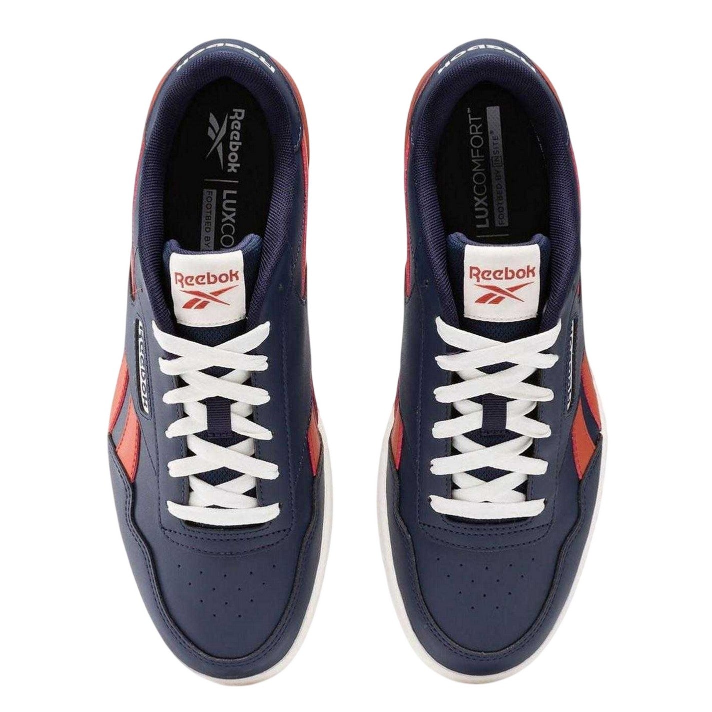 Navy-Red - Lifestyle - Reebok Mens Advance Clip Trainers