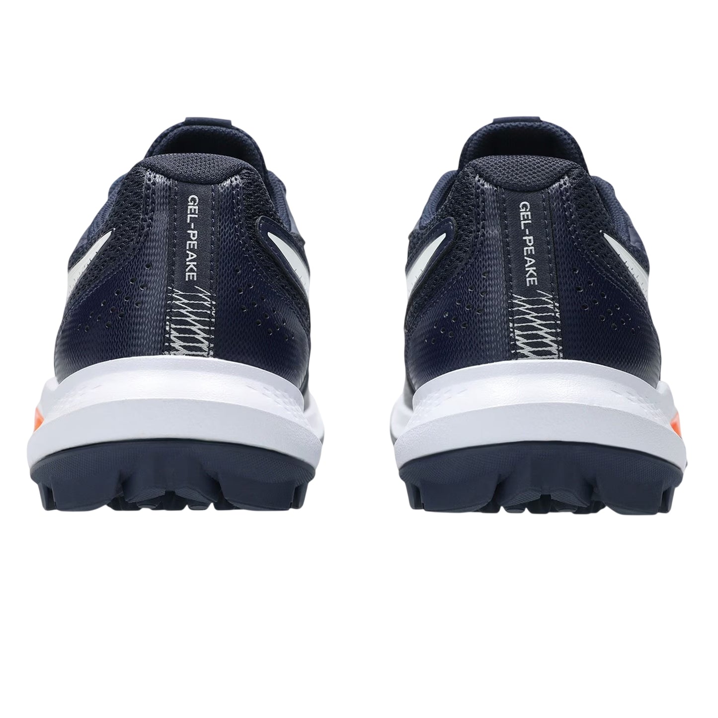 Midnight-Cream - Back - Asics Womens-Ladies Peak 3 Graphic Print Low Trainers