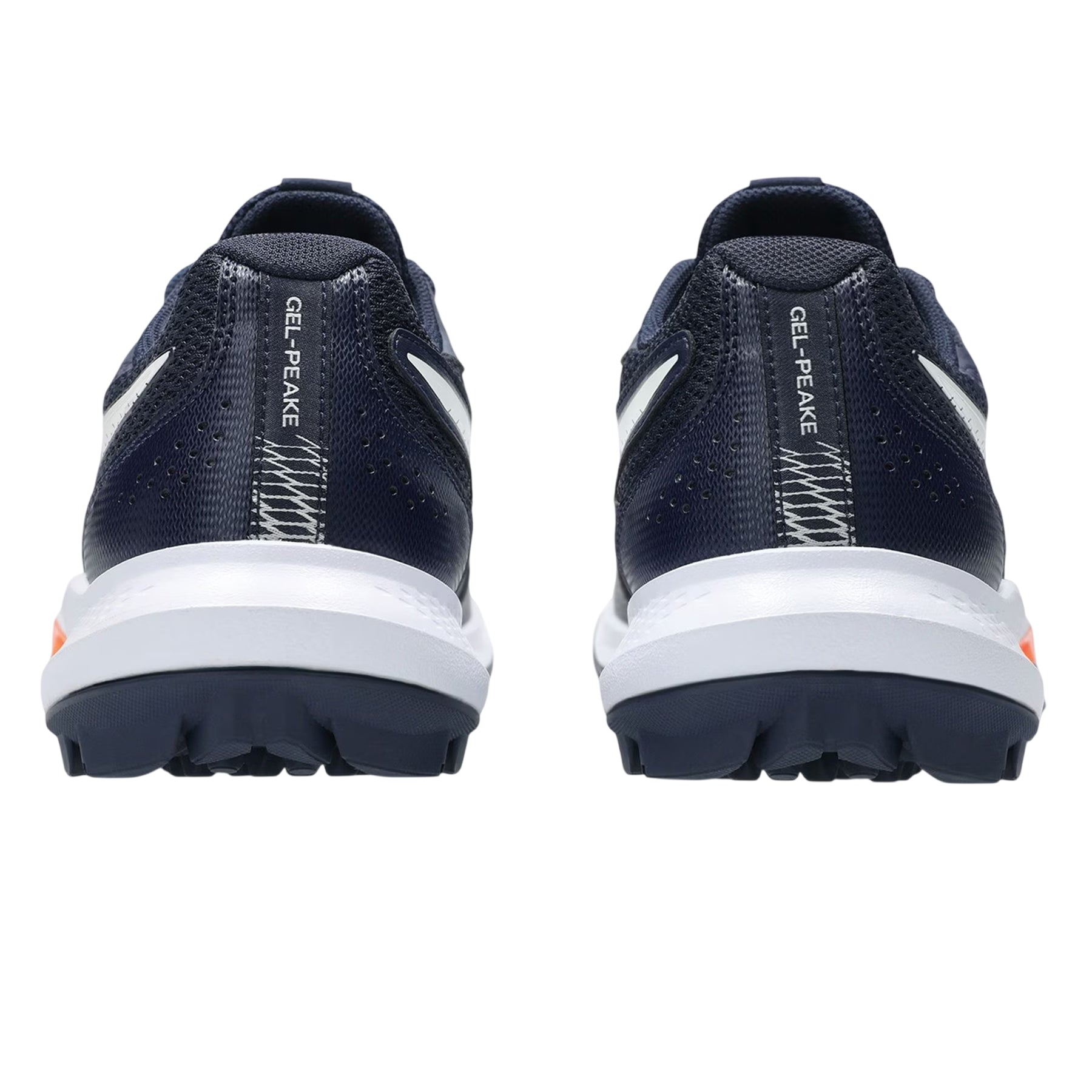 Midnight-Cream - Back - Asics Womens-Ladies Peak 3 Graphic Print Low Trainers