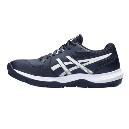 Midnight-Cream - Lifestyle - Asics Womens-Ladies Peak 3 Graphic Print Low Trainers