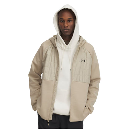 Brown - Front - Under Armour Mens Unstoppable Padded Soft Shell Jacket