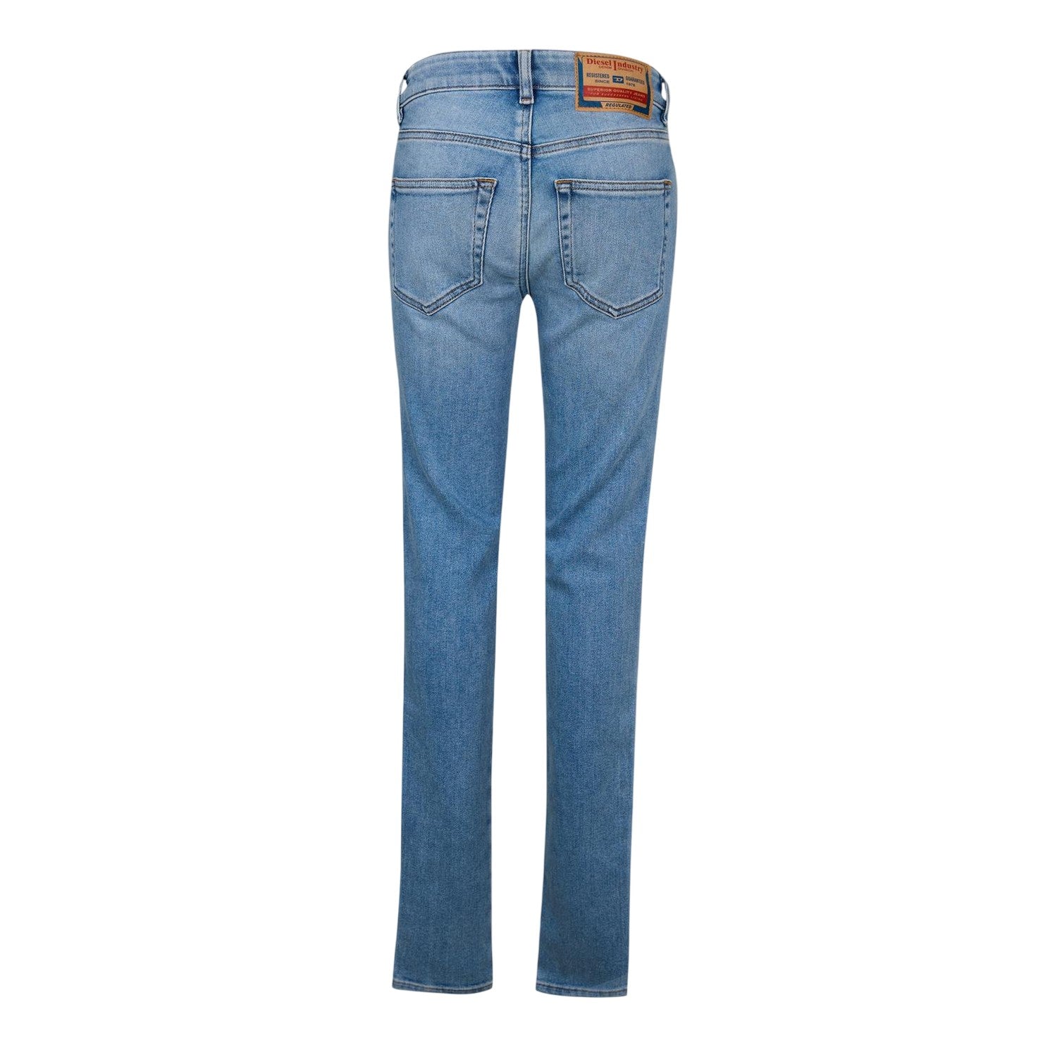 Blue Denim - Back - Diesel Womens-Ladies 2017 Slandy Jeans