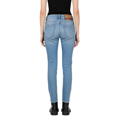 Blue Denim - Lifestyle - Diesel Womens-Ladies 2017 Slandy Jeans