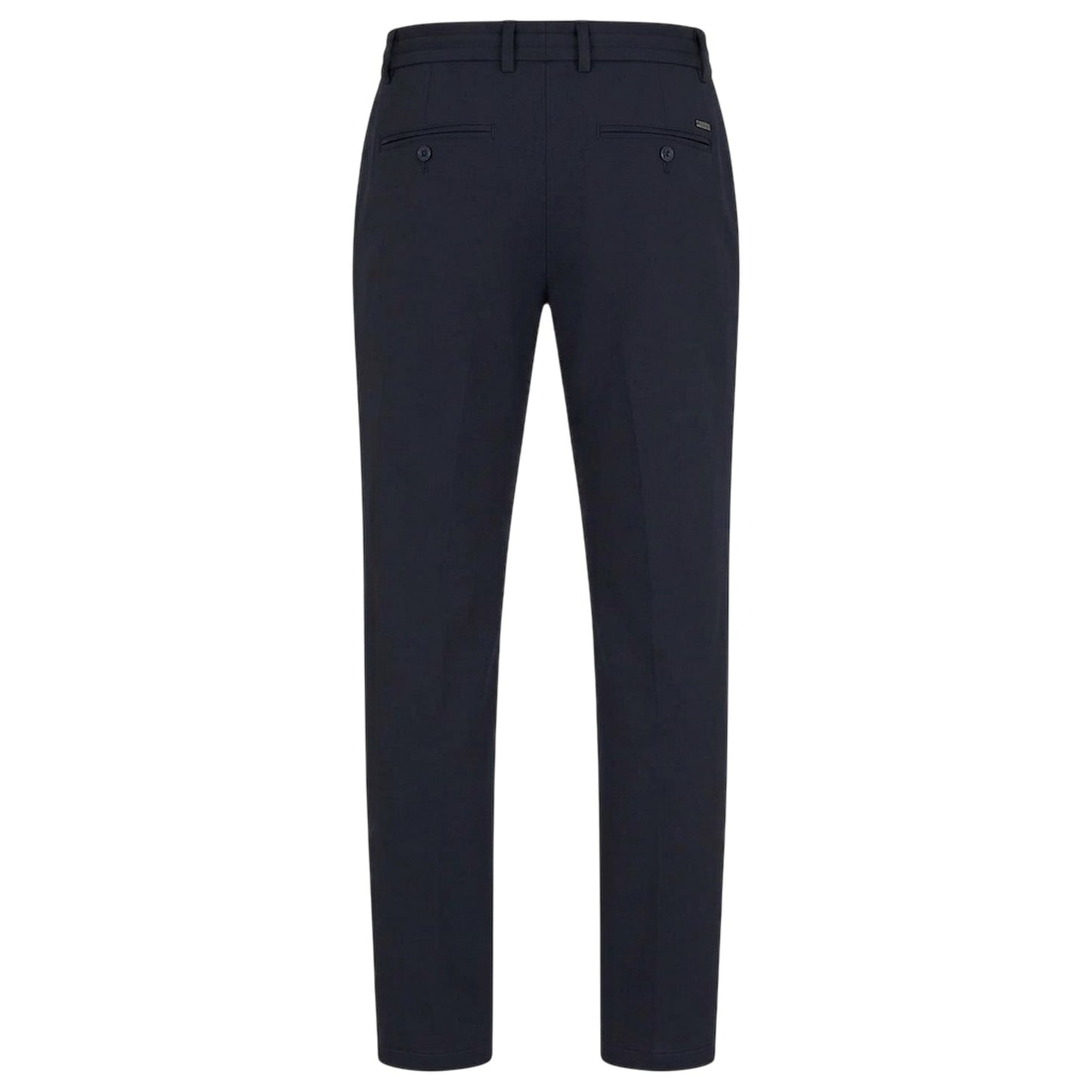 Dark Blue - Back - Boss Mens Geniusj Straight Leg Trousers