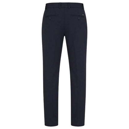 Dark Blue - Back - Boss Mens Geniusj Straight Leg Trousers