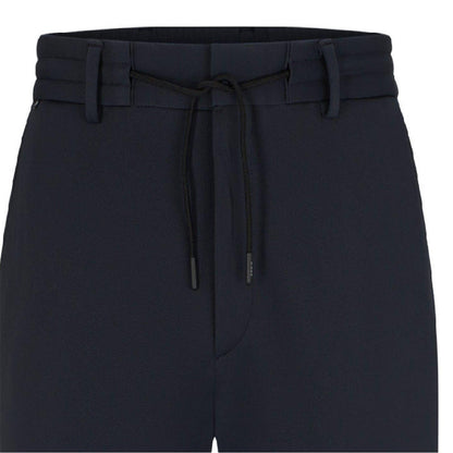 Dark Blue - Side - Boss Mens Geniusj Straight Leg Trousers