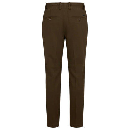 Green - Back - Boss Mens Geniusj Straight Leg Trousers