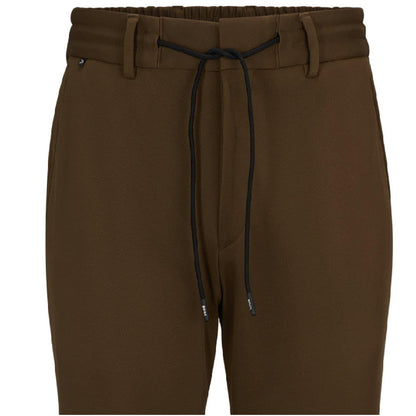Green - Side - Boss Mens Geniusj Straight Leg Trousers
