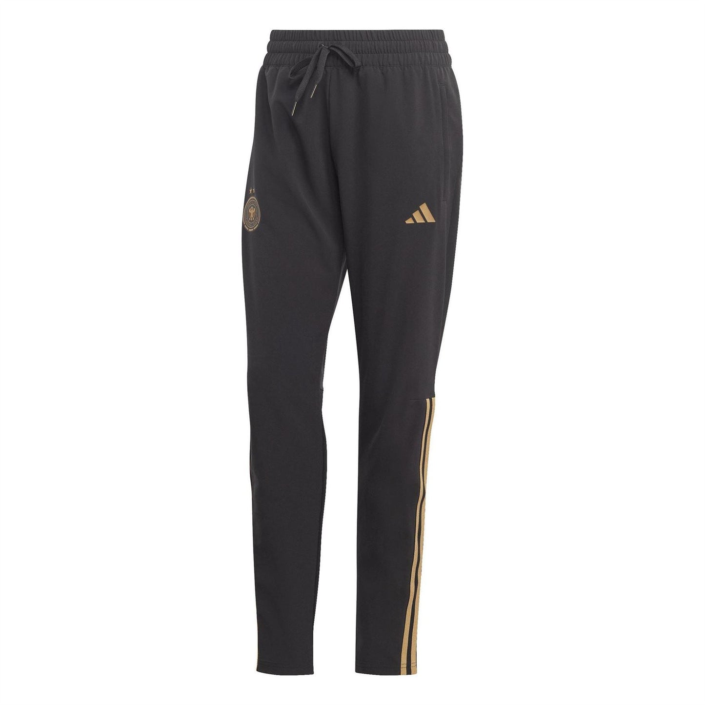 Black - Front - Adidas Womens-Ladies Germany DFB Trousers