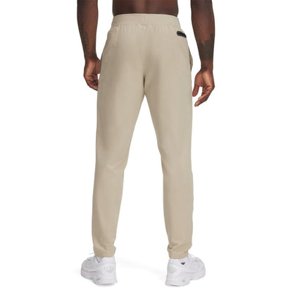 Brown - Back - Under Armour Mens Unstoppable Tapered Jogging Bottoms