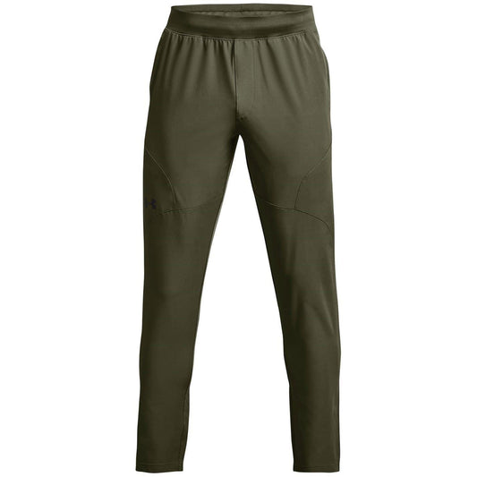 Green - Front - Under Armour Mens Unstoppable Tapered Jogging Bottoms