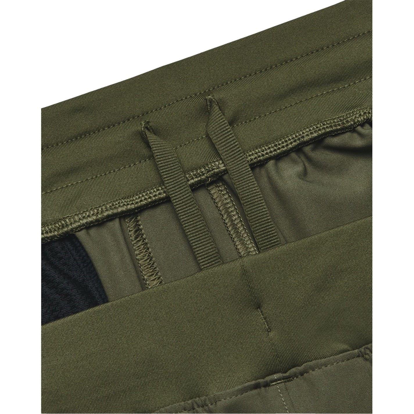 Green - Side - Under Armour Mens Unstoppable Tapered Jogging Bottoms