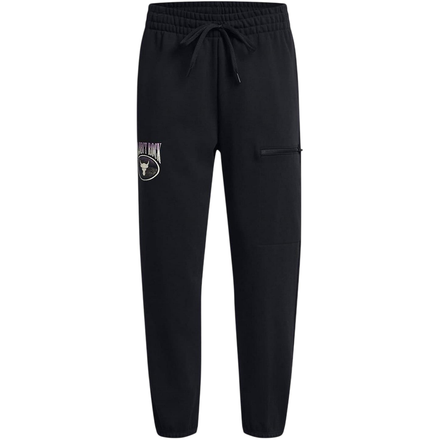 Black - Front - Under Armour Womens-Ladies Performance Tapered Joggers