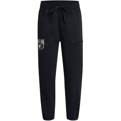 Black - Front - Under Armour Womens-Ladies Performance Tapered Joggers