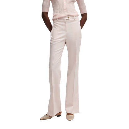 Peach - Side - Boss Womens-Ladies Terela Straight Leg Chinos