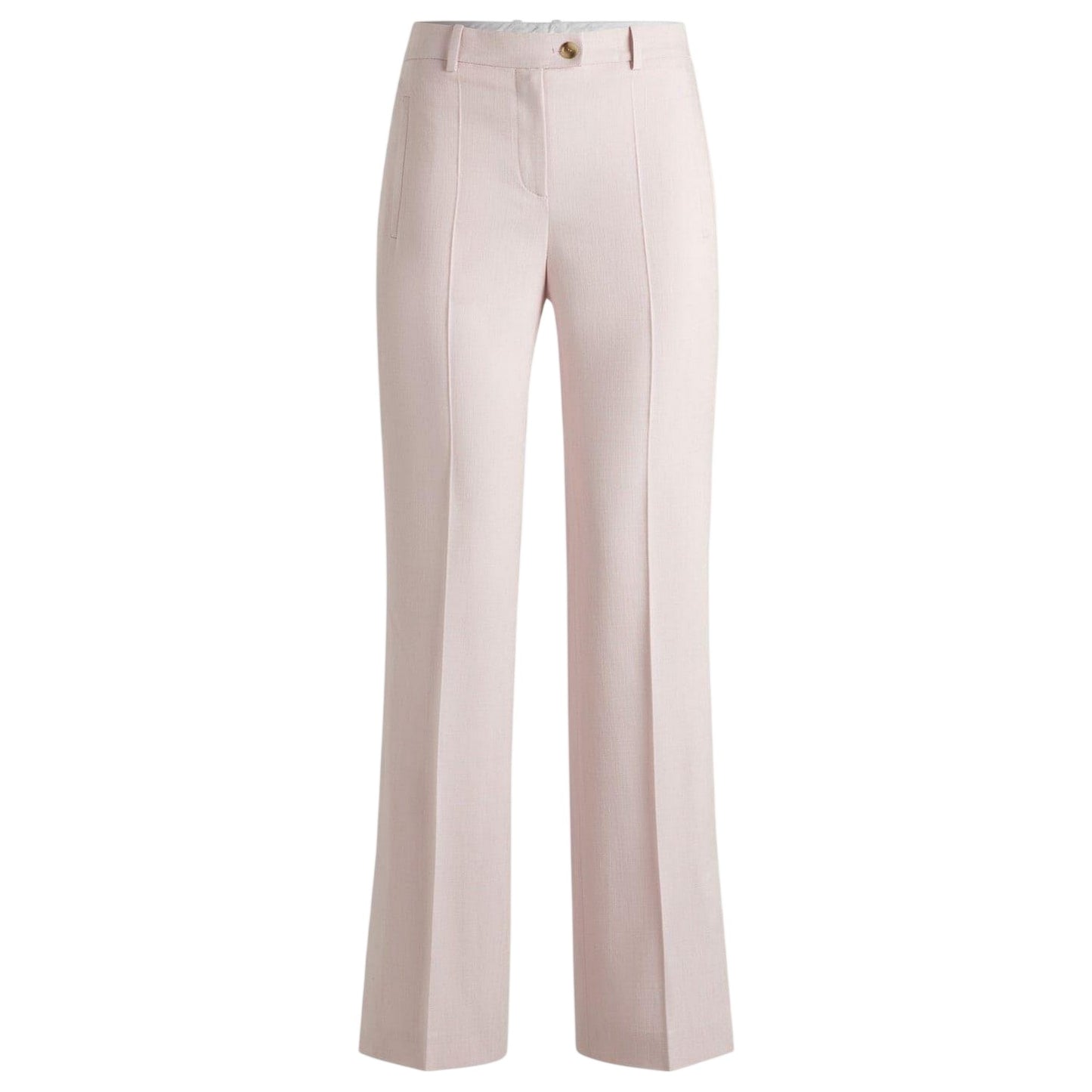 Peach - Front - Boss Womens-Ladies Terela Straight Leg Chinos