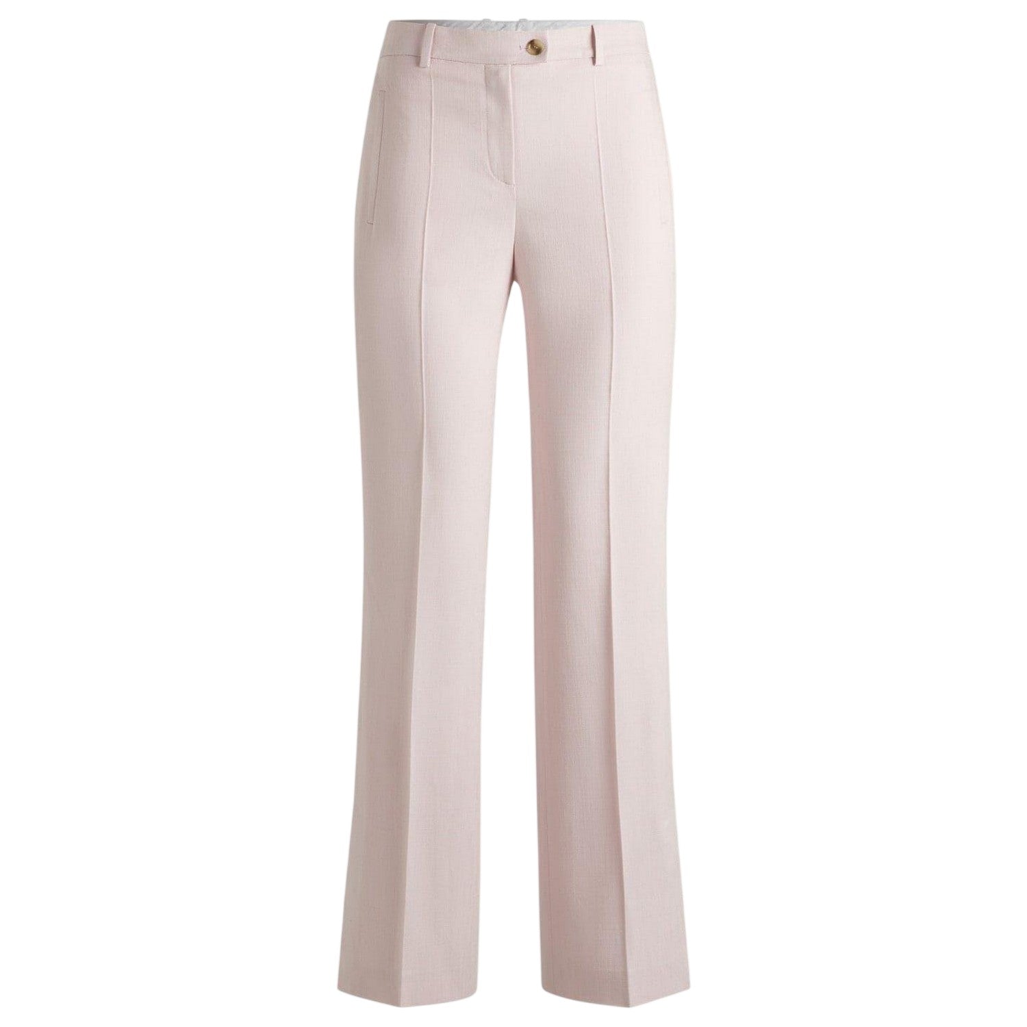 Peach - Front - Boss Womens-Ladies Terela Straight Leg Chinos