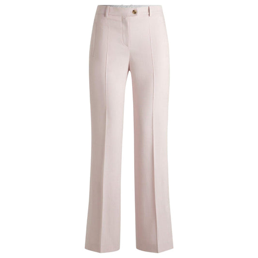 Peach - Front - Boss Womens-Ladies Terela Straight Leg Chinos