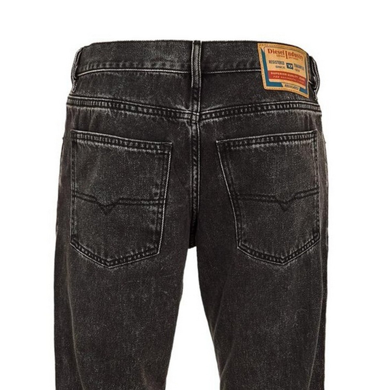 Black-Grey - Lifestyle - Diesel Mens 1995 Denim Straight Leg Jeans