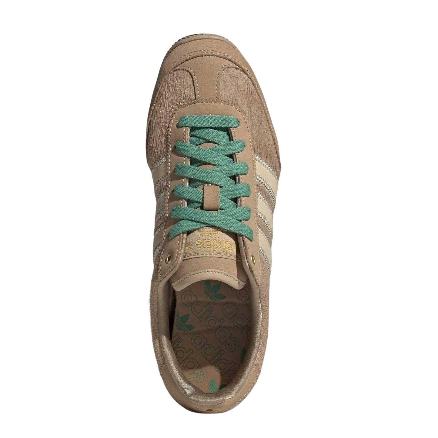 Sandstone - Side - Adidas Womens-Ladies Japan Logo Leather Shoes