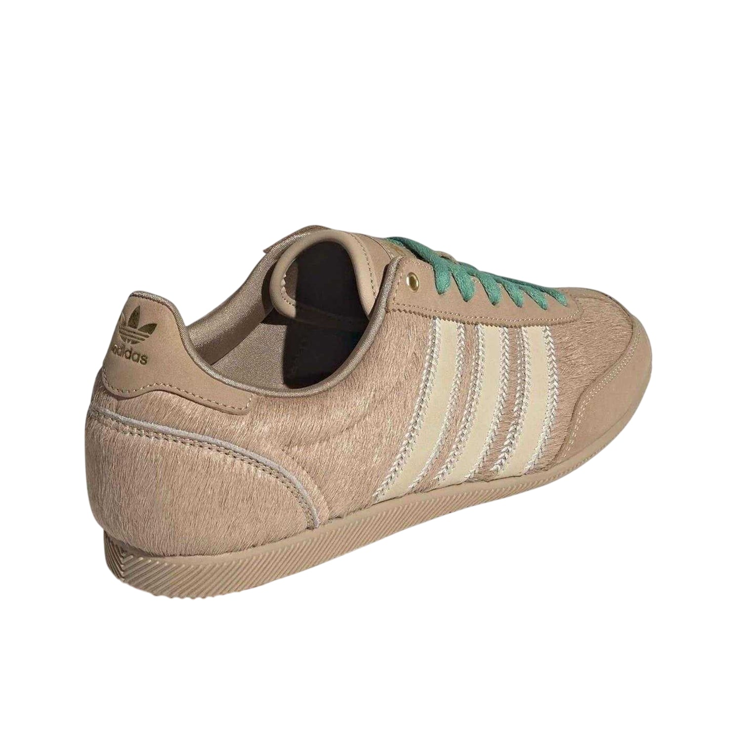 Sandstone - Back - Adidas Womens-Ladies Japan Logo Leather Shoes