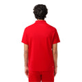 Red - Back - Lacoste Mens Novak Djokovic Fan Regular Tennis Polo Shirt