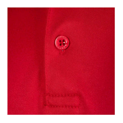Red - Side - Island Green Mens Performance Golf Polo Shirt