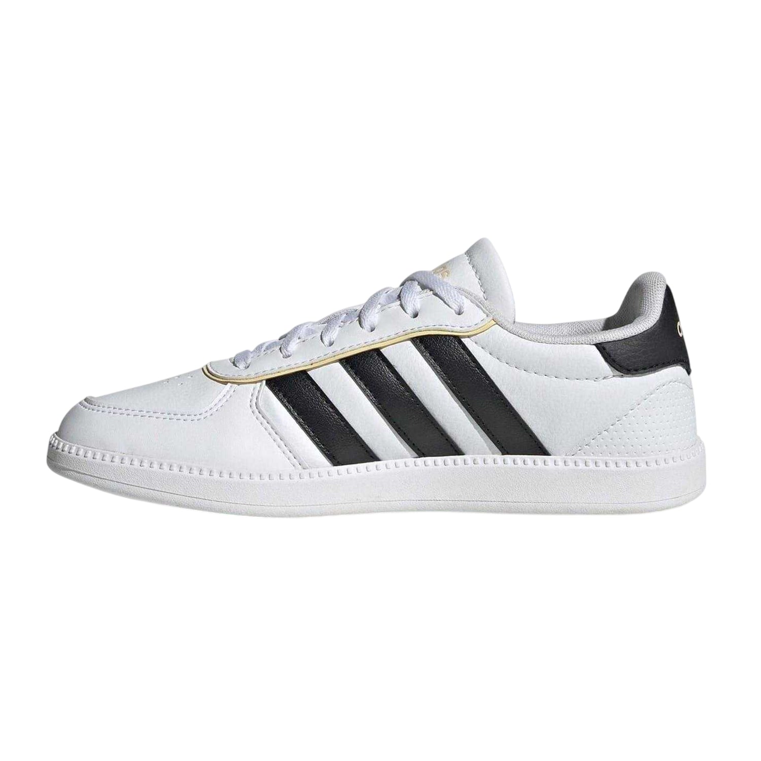 White-Black - Side - Adidas Mens Breaknet Sleek Trainers