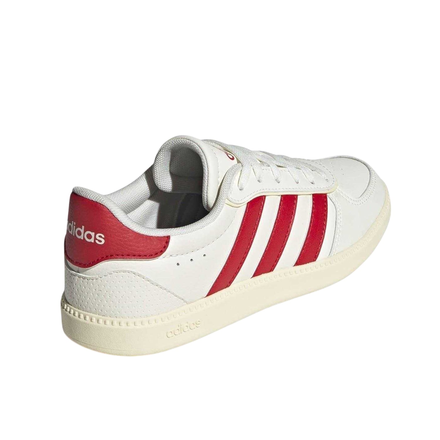 White-Scarlet - Back - Adidas Mens Breaknet Sleek Trainers