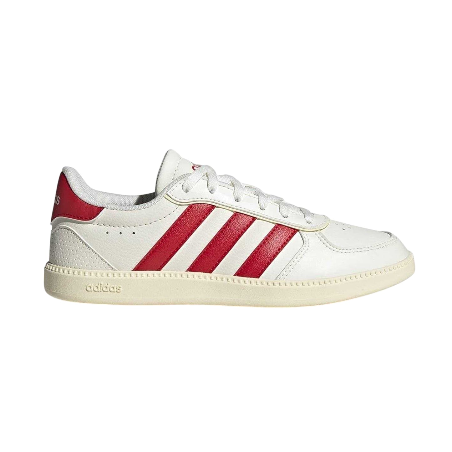 White-Scarlet - Lifestyle - Adidas Mens Breaknet Sleek Trainers