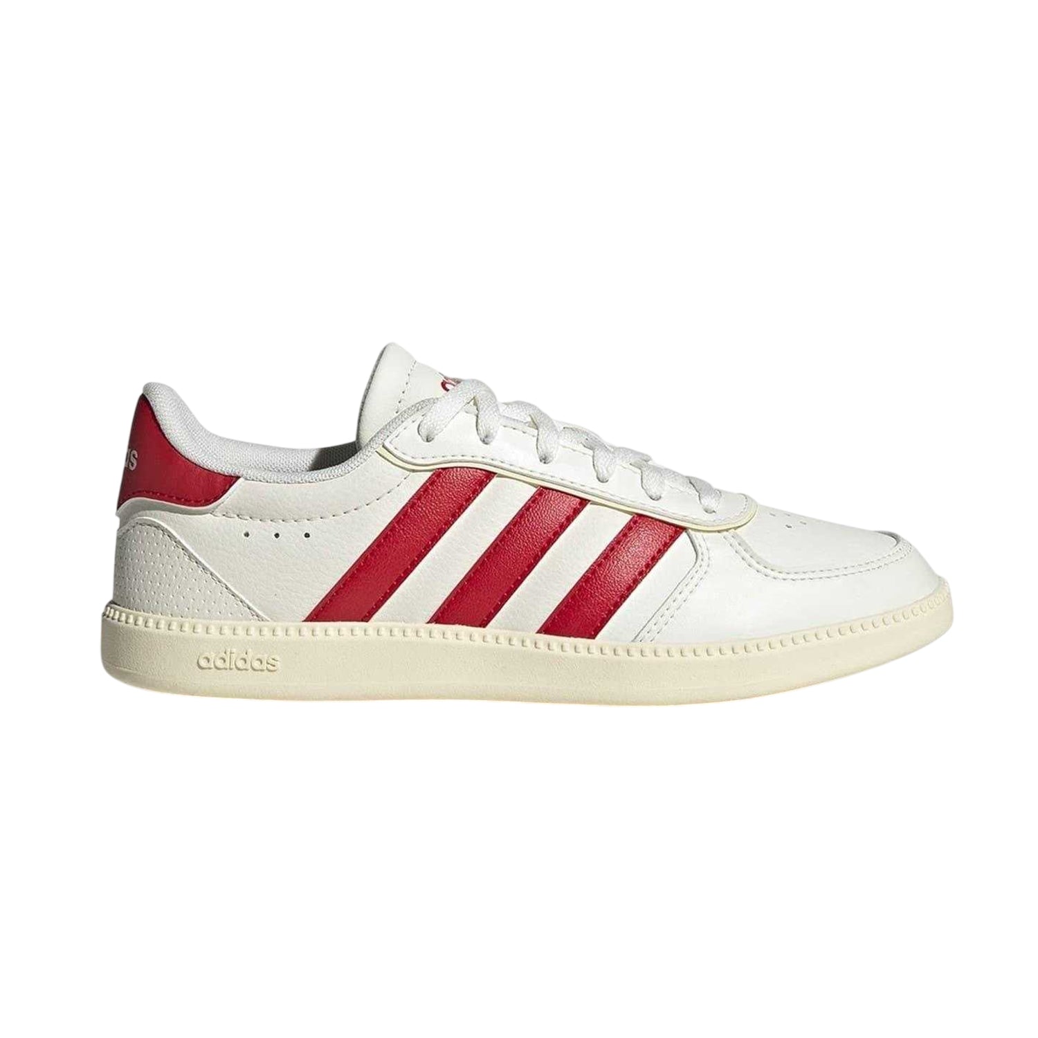 White-Scarlet - Lifestyle - Adidas Mens Breaknet Sleek Trainers