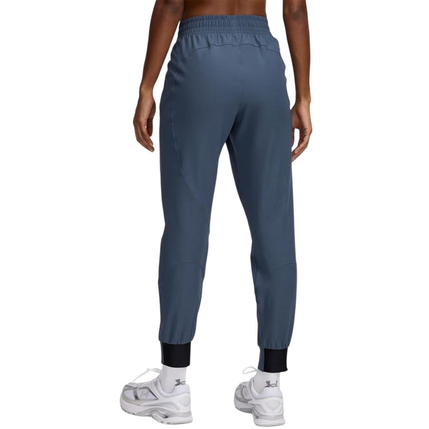 Grey - Back - Under Armour Womens-Ladies Unstoppable Performance Tracksuit Bottoms