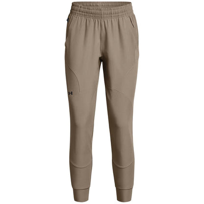 Brown - Front - Under Armour Womens-Ladies Unstoppable Performance Tracksuit Bottoms