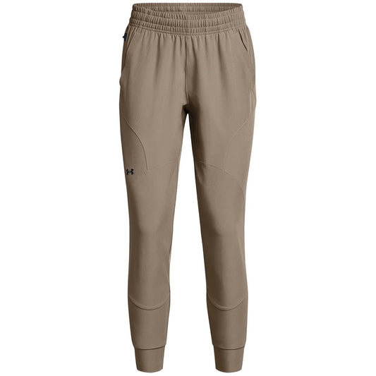Brown - Front - Under Armour Womens-Ladies Unstoppable Performance Tracksuit Bottoms