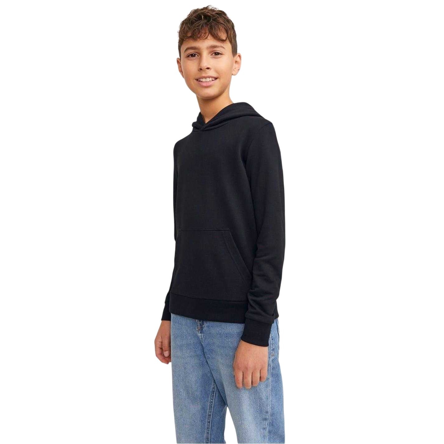 Black - Lifestyle - Jack And Jones Boys Bradley Pullover Hoodie
