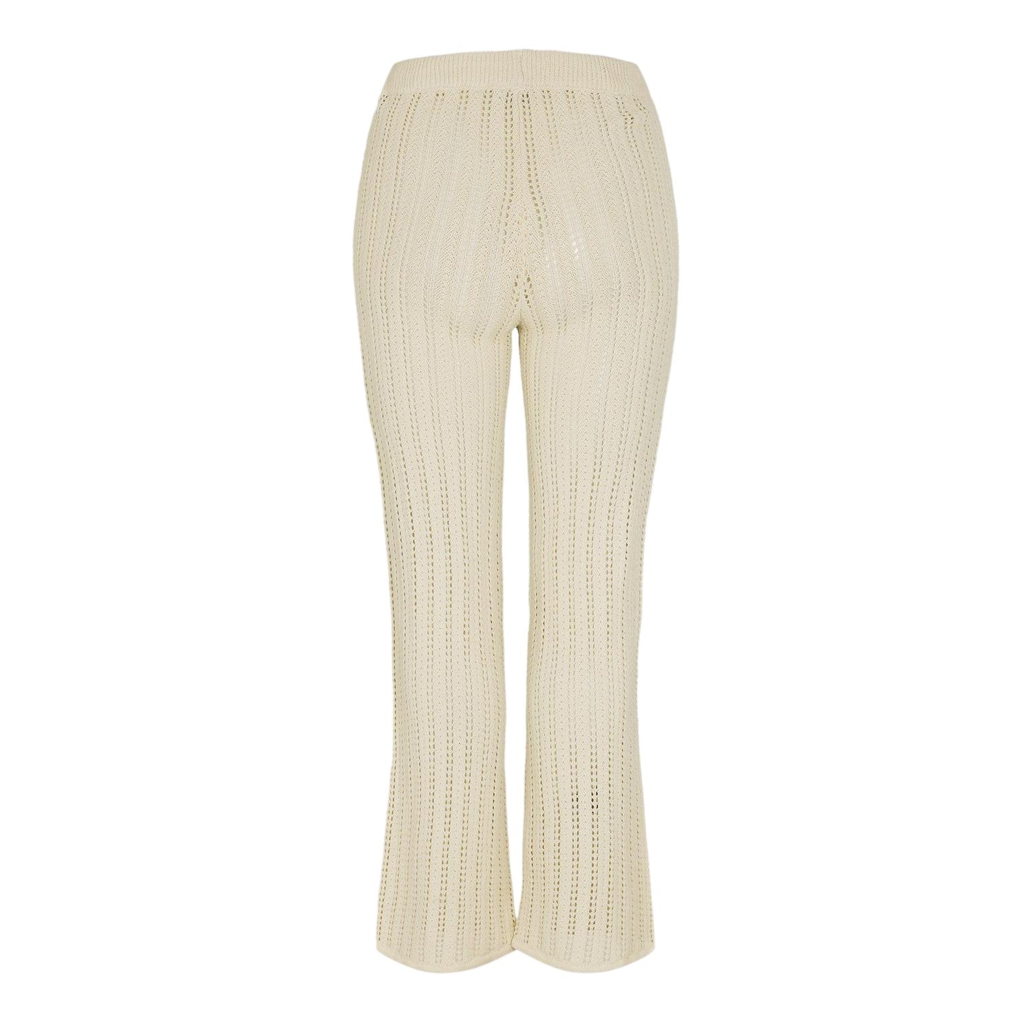 Birch - Back - Noisy May Womens-Ladies Ribbed Flared Pyjama Bottoms