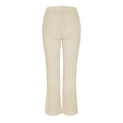 Birch - Back - Noisy May Womens-Ladies Ribbed Flared Pyjama Bottoms