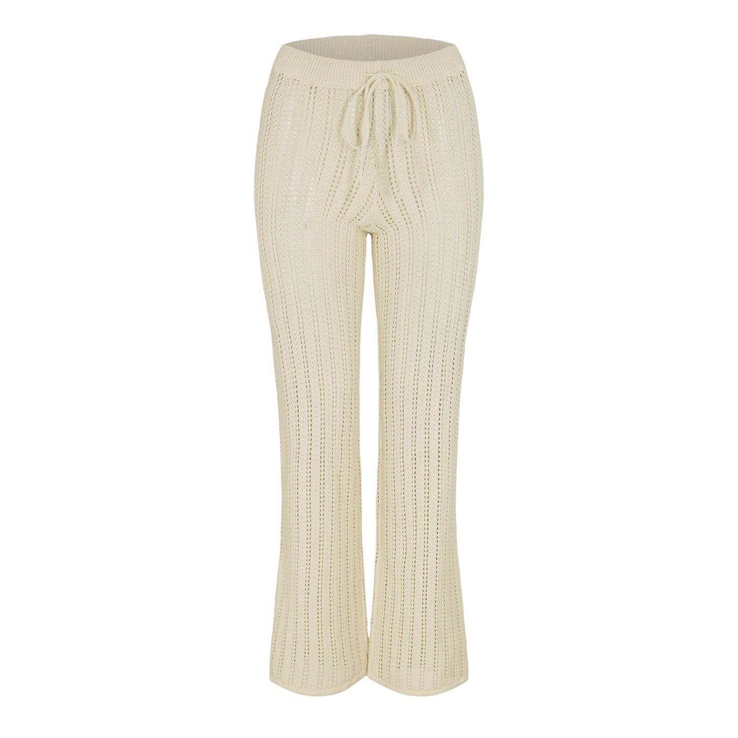 Birch - Front - Noisy May Womens-Ladies Ribbed Flared Pyjama Bottoms