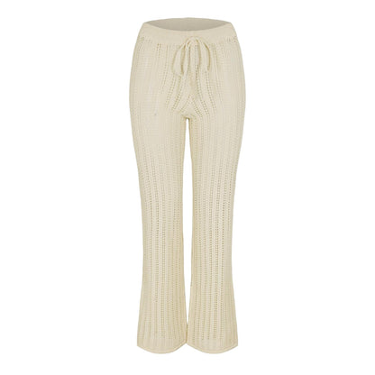 Birch - Front - Noisy May Womens-Ladies Ribbed Flared Pyjama Bottoms