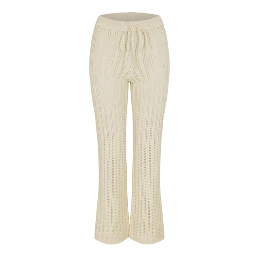 Birch - Front - Noisy May Womens-Ladies Ribbed Flared Pyjama Bottoms