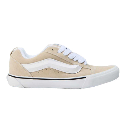 Oak - Front - Vans Mens Knu Skool Padded Suede Skate Shoes