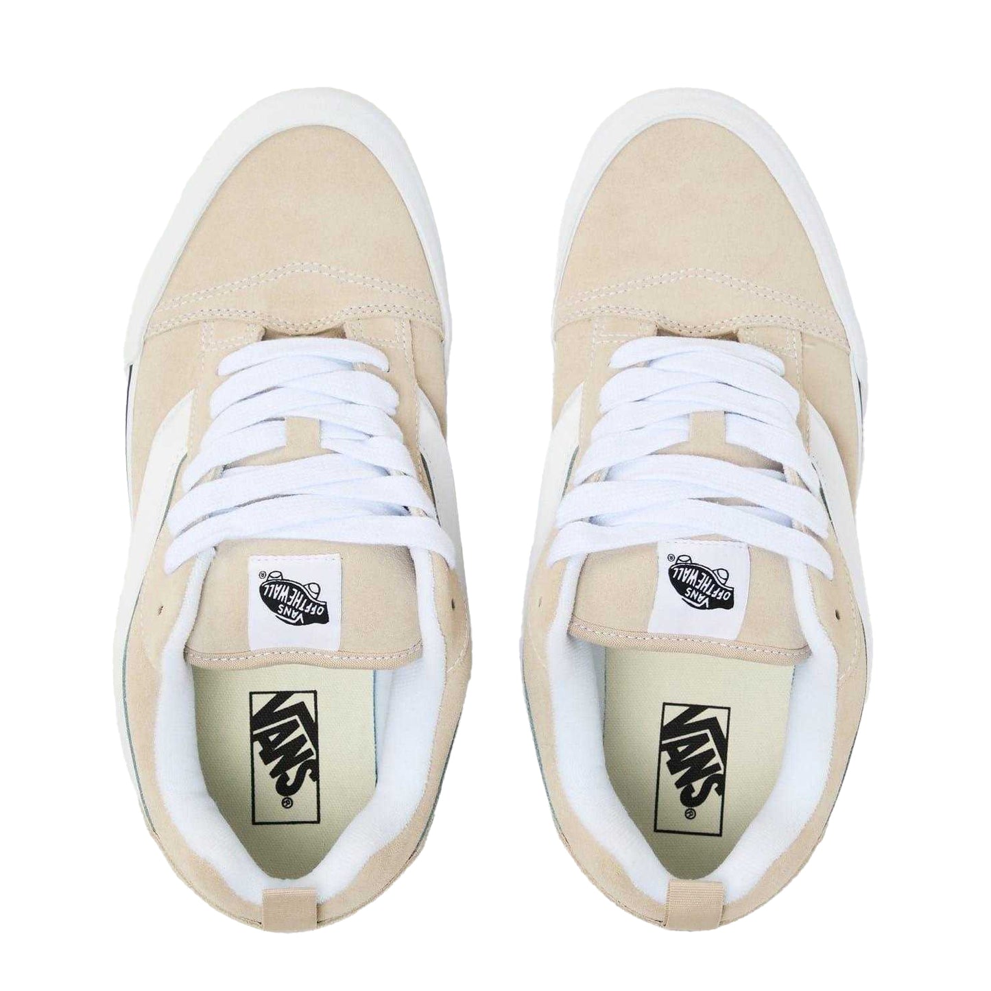 Oak - Side - Vans Mens Knu Skool Padded Suede Skate Shoes