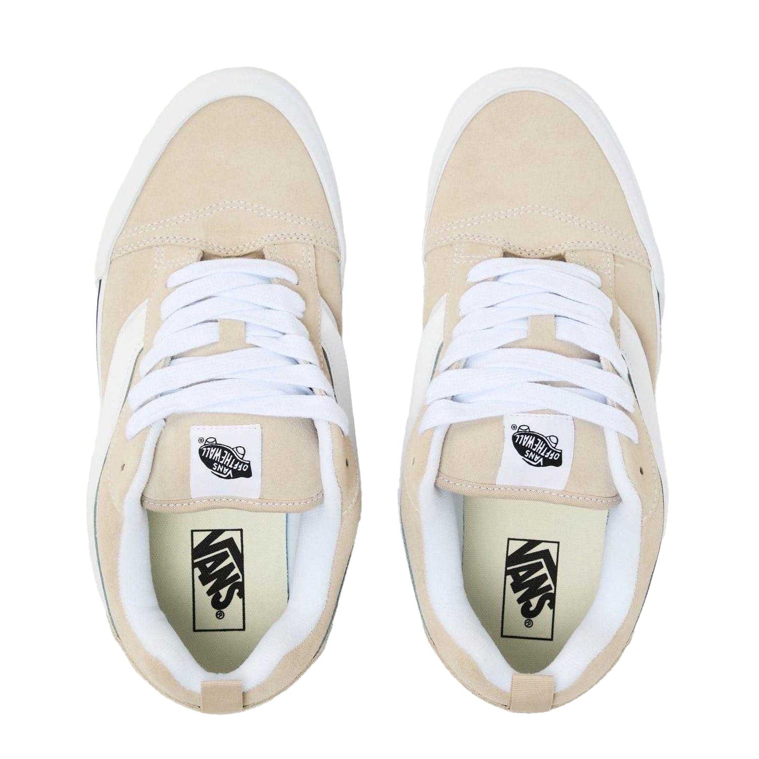 Oak - Side - Vans Mens Knu Skool Padded Suede Skate Shoes