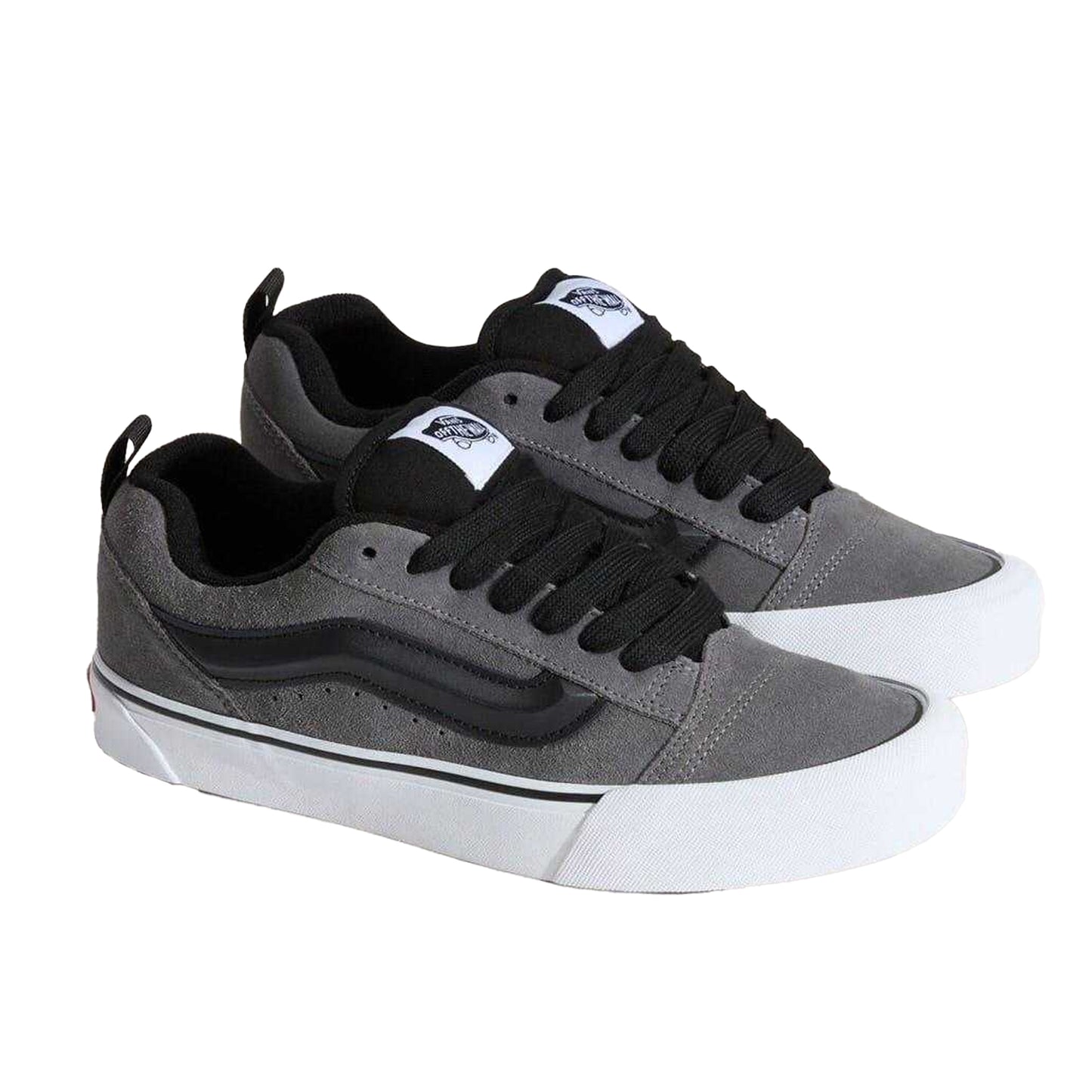 Pewter - Lifestyle - Vans Mens Knu Skool Padded Suede Skate Shoes