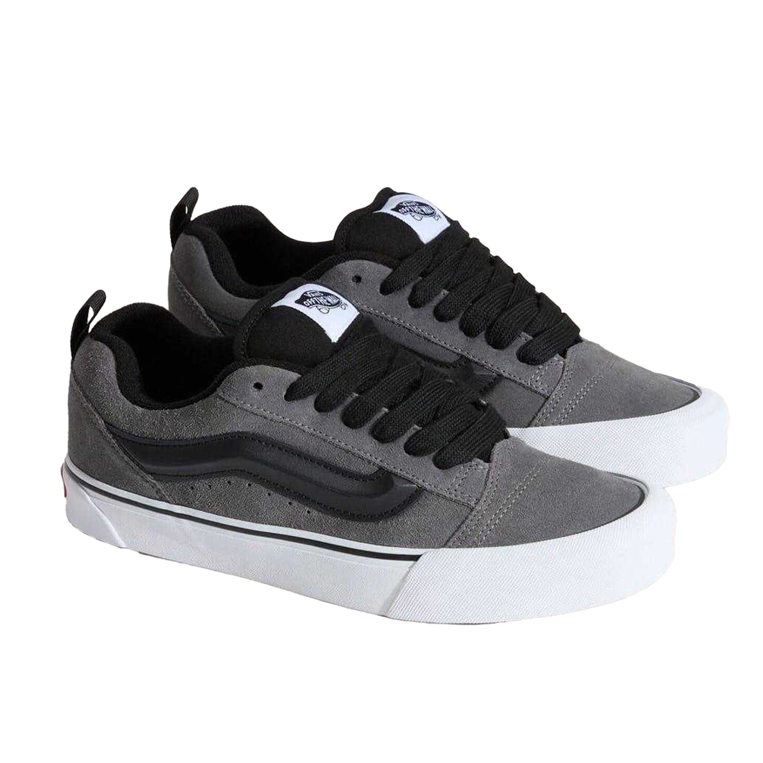 Pewter - Lifestyle - Vans Mens Knu Skool Padded Suede Skate Shoes